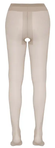 Cottelli Legwear Elegant Satin Sheer Open Tights Skin S 20 Den