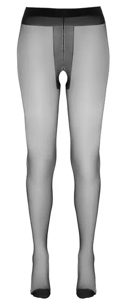 Cottelli Legwear Black Open Gusset Tights 20 Den Size 5