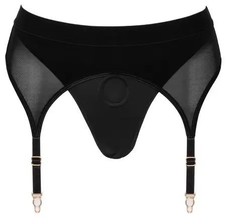 Bad Kitty 2XL Strap-On Thong with Adjustable Suspender Belt