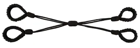 Bad Kitty Cuff Set Rope Size 2 - Adjustable Cotton Bondage Cross