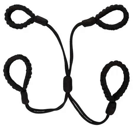 Bad Kitty Cuff Set Rope Size 2 - Adjustable Cotton Bondage Cross