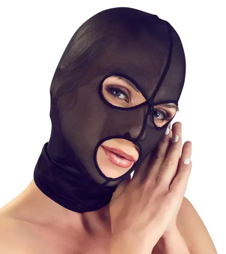 Bad Kitty Powernet Stretch Head Mask Black Unisex One Size