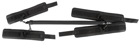 You2Toys Adjustable Bondage Bar with Padded Wrist & Ankle Restraints 40cm