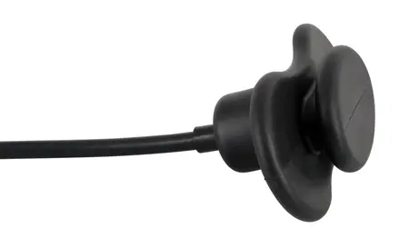 You2Toys Black Silicone Inflatable Gag with Adjustable Pump, 12 cm
