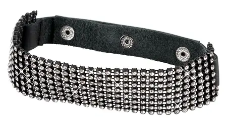 ZADO Rhinestone Adjustable Choker 25-42 cm - Sparkling Neck Accessory