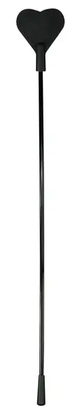 You2Toys Heart-Shaped Black Crop Silicone Tip 44 cm