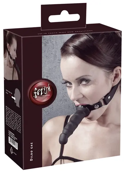You2Toys Adjustable Polyurethane Gag with Silicone Extension, Black