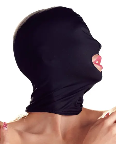 Bad Kitty BK Stretch Head Mask with Mouth Opening, Black, One Size