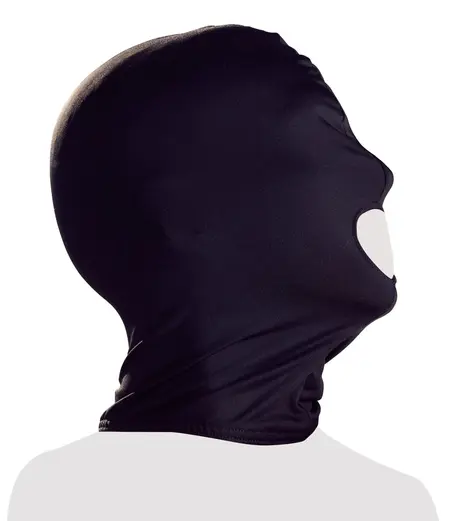 Bad Kitty BK Stretch Head Mask with Mouth Opening, Black, One Size
