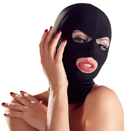 You2Toys Black Elastic Headwear Mask with Eyes & Mouth Openings
