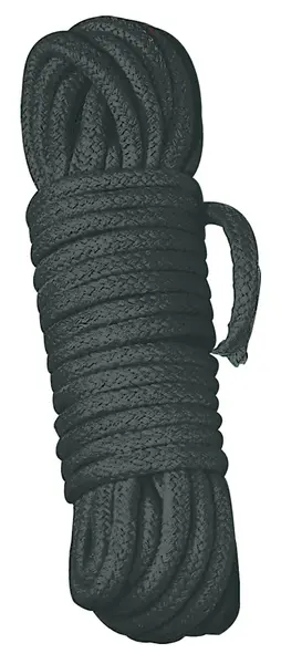 ZADO Bondage Rope Cotton 10m Black - Durable Braided Design