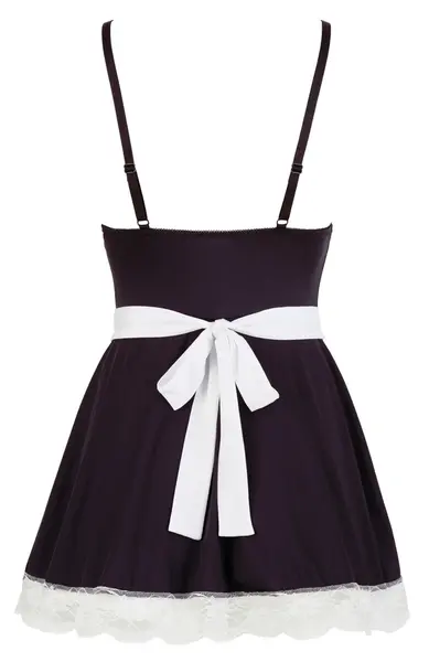 Cottelli Collection Maid Dress M Adjustable Straps & Lace Details