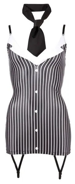Cottelli Collection Secretary M Dress Black Adjustable Straps 92% Polyester