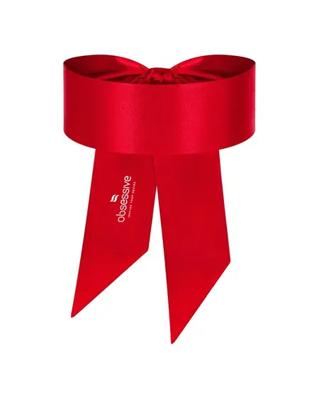 Obsessive Satin Red Scarf Elegant Accessory 120 cm Polyester