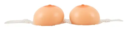 Cottelli Collection Silicone Strap-On Breasts 800g Adjustable Transparent Bra