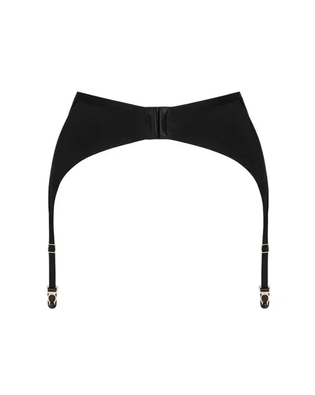 Obsessive Nesari Garter Belt Black XL/2XL Adjustable Elegant Mesh
