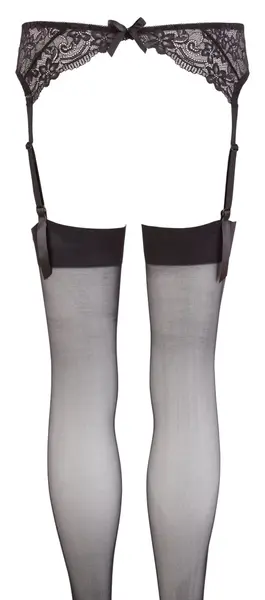 Cottelli Collection Lace Suspender Belt Black M/L - Elegant Lingerie Set