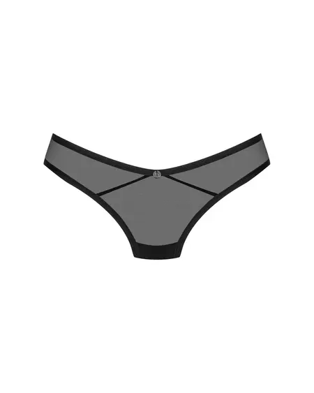Obsessive Glandez Thong XL/2XL Black Transparent Design