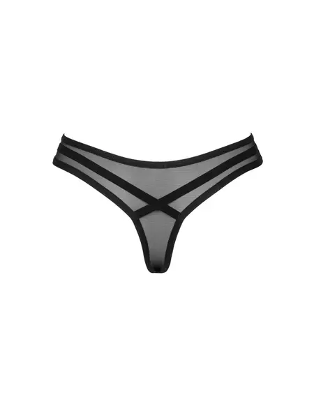 Obsessive Roxelia Transparent Thong M/L with Decorative Ribbons