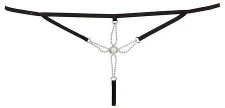 String Starfish S/M by Cottelli Collection - Pearl Accent Strap Design