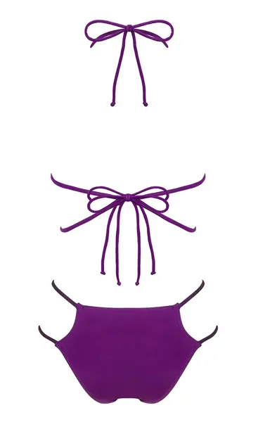 Obsessive Balitta Bikini S Shiny Purple Comfortable Fit