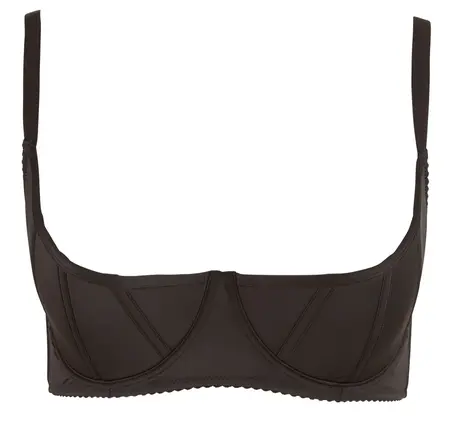 Cottelli Collection Shelf Bra 90D Black - Padded Push-Up Support
