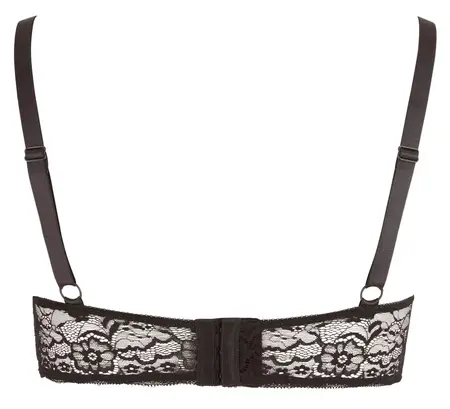 Cottelli Collection Shelf Bra Lace 95E Black Floral Design
