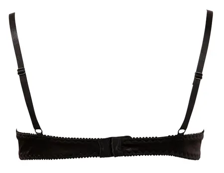 Cottelli Collection Shelf Bra Black 75C Adjustable Embroidered Model