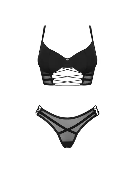 Obsessive Roxelia Lingerie Set M/L - Transparent & Ribbon Design