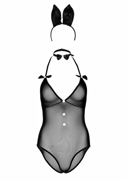 Tuxedo Bunny Roleplay Set - Elegant Mesh Costume with Accessories