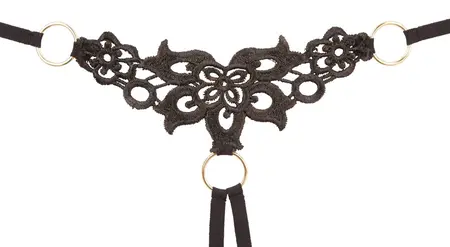 Cottelli Collection Minimalistic Bra Set with Embroidered Details XL