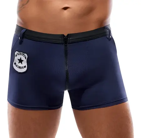 Svenjoyment Boxer Briefs Police Style Dark Blue Size M Comfort Fit