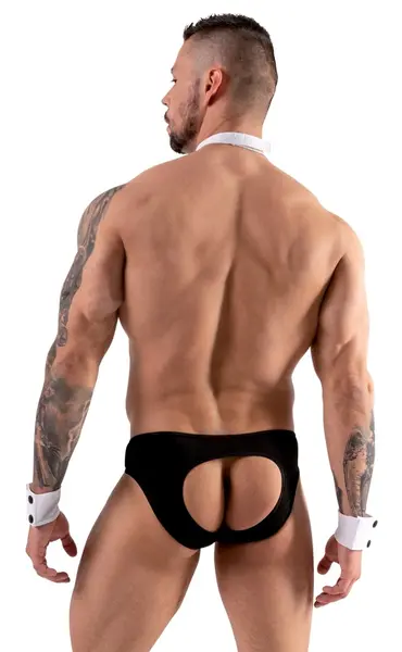 Svenjoyment Jock Briefs Set with Pinstripe Detail and Accessories S