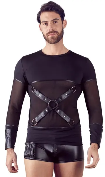 NEK Men's Matte Shirt XL with Powernet & Removable Chest Harness