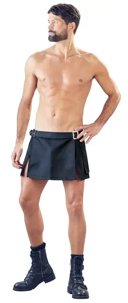 Svenjoyment Gladiator-Style Men's Skirt M/L with Buckles & Pockets