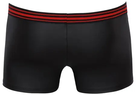 Svenjoyment Men's Boxer Briefs Black/Red S with Zipper Detail