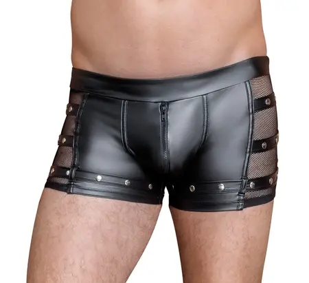 NEK Men's Matte Black Pants with Net Inserts 2XL