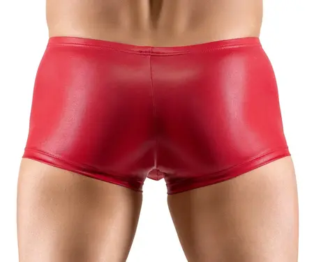 Svenjoyment Red Glossy Men's Pants 2XL - Stretch Fit, Push-Up Effect