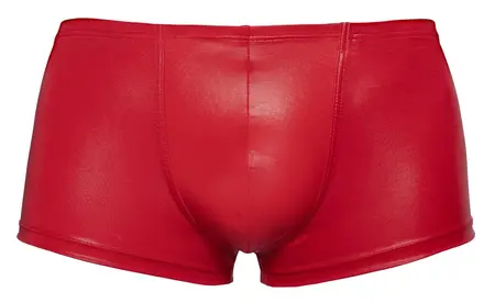 Svenjoyment Men’s Shiny Push-Up Pants Red L - Stretchy Polyamide Blend