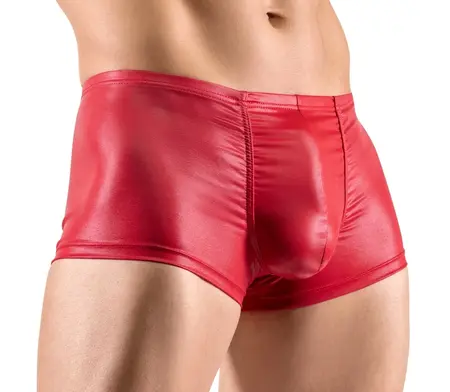 Svenjoyment Shine Red Stretch Men's Pants, Size M, Push-Up Effect