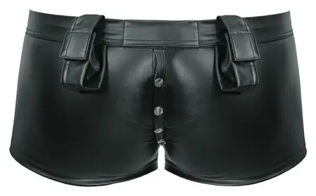 Svenjoyment Bondage Men's Matte Look Pants with Handcuffs S
