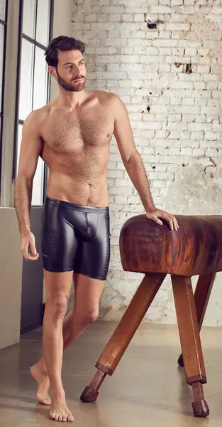 Svenjoyment Men's Cycling Shorts M Matte Look with Zipper & Pocket