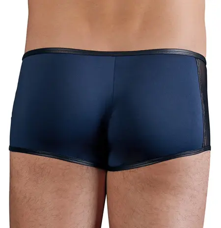 NEK Men's Microfibre Pants L Black-Silver Contrast, Stretch Fit