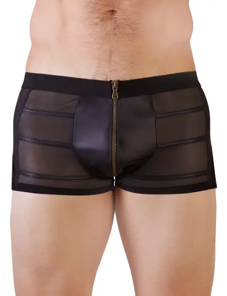 NEK Men's Matte Pants L with Powernet Inserts and Decorative Zip
