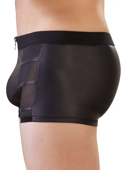 NEK Men's Matte Pants L with Powernet Inserts and Decorative Zip