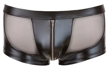Cottelli Collection Men’s Powernet Briefs with Wet Look, Size M