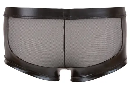 Cottelli Collection Men’s Powernet Briefs with Wet Look, Size M