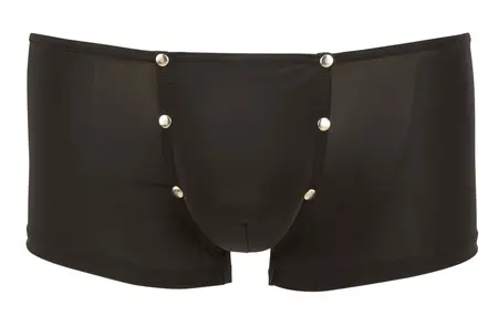 NEK Men's Stretch Mesh Pants S Black - Press Stud Pouch, Breathable