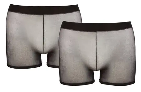 Svenjoyment Men's Transparent Stretch Pants 2-Pack S-L Polyamide