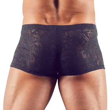 NEK Men's Devore Transparent Pants XL Soft Stretch Black